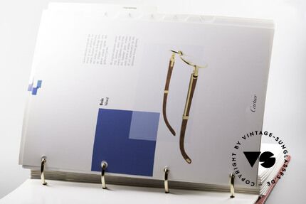 Cartier_ Catalog Cartier Lunettes Eyewear, ... about the eyewear series (1990's / 2000's), Made for Men and Women