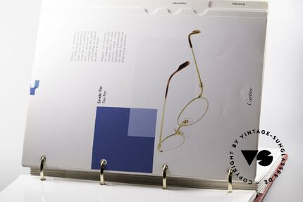 Cartier_ Catalog Cartier Lunettes Eyewear, with technical details and reference numbers, Made for Men and Women