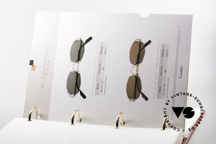 Cartier_ Catalog Cartier Lunettes Eyewear, exciting CARTIER rarity in good used condition, Made for Men and Women
