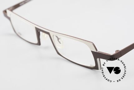Theo Belgium Wimsey Square Men's Glasses Titanium, unworn (like all our vintage designer specs by THEO), Made for Men