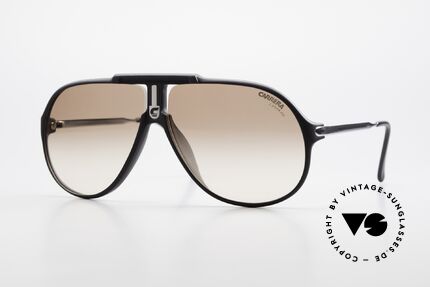 Carrera 5590 Sporty 80's Aviator Sunglasses, old Carrera sunglasses from the Collection 1989/1990, Made for Men