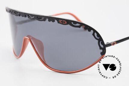 Christian Dior 2501 Polarized Sunglasses 80's 90's, functional designer shades with polarized lens / shield, Made for Women