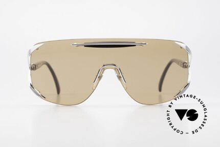 Christian Dior 2434 Panorama View Sunglasses 80s, single lens ("shield design") for a PANORAMA view, Made for Women