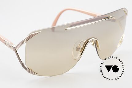 Christian Dior 2434 Light Pink Mirrored Shades 80s, NO RETRO fashion, but a unique 30 years old original, Made for Women