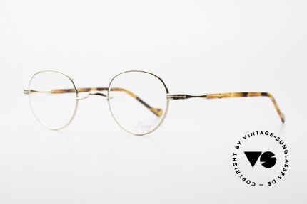Lunor II A 22 Round Lunor Specs Gold Plated, a true classic by LUNOR: timeless, precious and unisex, Made for Men and Women