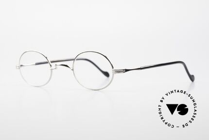 Lunor II A 10 Oval Vintage Frame Platinum, precious platinum-plated, tangible TOP-NOTCH quality, Made for Men and Women
