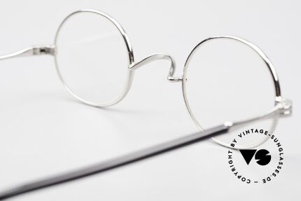 Lunor II A 10 Oval Vintage Frame Platinum, Size: small, Made for Men and Women