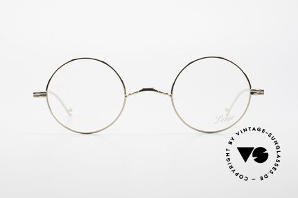 Lunor II 23 Round Frame Special Edition, precious full rim metal frame; limited special edition, Made for Men and Women