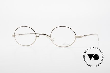 Lunor II 10 Oval Frame Gold Plated GP, oval vintage glasses of the Lunor II Series, full rimmed, Made for Men and Women