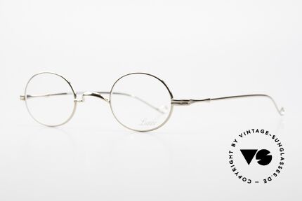 Lunor II 10 Oval Frame Gold Plated GP, rather a small model (in size 43/26) for ladies and gents, Made for Men and Women