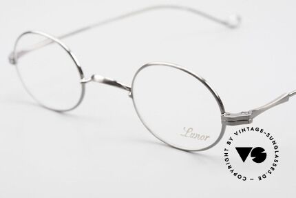 Lunor II 10 Oval Metal Frame Antique Silver, traditional German brand; quality handmade in Germany, Made for Men and Women