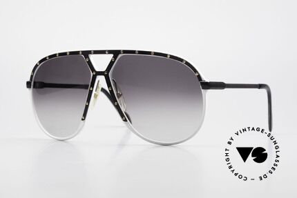 Alpina M1 Limited 80's White Black Gold, old vintage Alpina M1 aviator shades from 1986, Made for Men