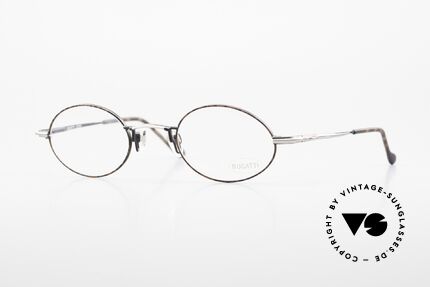 Bugatti 23191 Oval Luxury Eyeglass-Frame Details