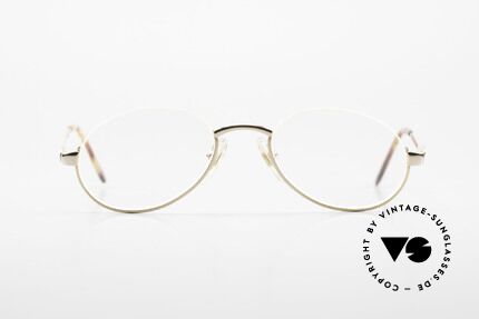 Bugatti 06402 Original 90's Vintage Frame, half rimless = lightweight and very pleasant to wear, Made for Men and Women