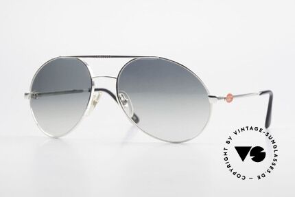 Bugatti 65996 Costly Mirrored Sun Lenses, rare VINTAGE Bugatti luxury sunglasses, 80's, Made for Men