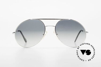 Bugatti 65996 Costly Mirrored Sun Lenses, legendary vintage BUGATTI 'tear drop' design, Made for Men