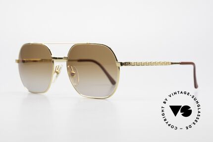 Christian Dior 2357 Men's 80's Shades Gold Plated, the full metal frame is 22ct GOLD-PLATED (yellow gold), Made for Men