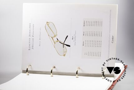 Cartier_ Catalog Cartier Lunettes Eyewear, exciting CARTIER rarity in good used condition, Made for Men and Women
