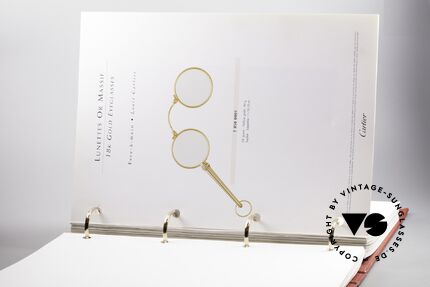 Cartier_ Catalog Cartier Lunettes Eyewear, collector's item (wasn't commercially available), Made for Men and Women