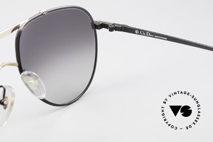 Christian Dior 2248 80's Aviator Large Sunglasses, gray-gradient CR39 sun lenses for 100% UV protection, Made for Men