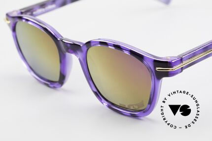 Carrera 5272 Tart Arnel Style James Dean, a classic frame design with a fancy purple-black pattern, Made for Men and Women