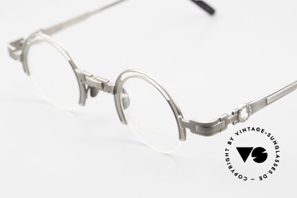Koure KR8100 Round 90's Steampunk Glasses, tangible TOP-NOTCH craftsmanship of all components, Made for Men and Women