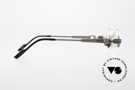 Koure KR8100 Round 90's Steampunk Glasses, true vintage designer piece and NO RETRO reproduction, Made for Men and Women