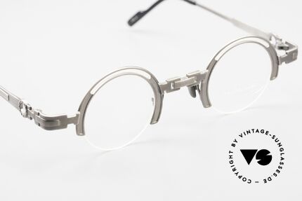 Koure KR8100 Round 90's Steampunk Glasses, Size: medium, Made for Men and Women