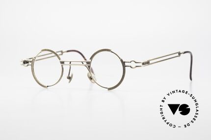 Koure KR8103 90's Glasses Round Steampunk, KOURE glasses 8103, size 34/30, from 1994, Steampunk, Made for Men and Women