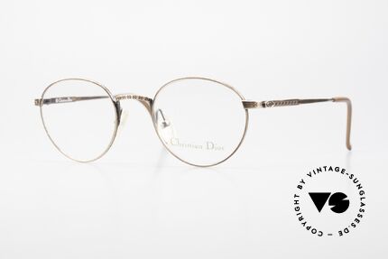 Christian Dior 2886 90's Panto Eyeglasses Ladies, panto design Christian Dior vintage frame from 1990, Made for Women