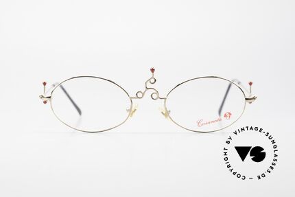 Casanova Arché 1 Art Glasses 80's Gold Plated, distinctive Venetian design in style of the 18th century, Made for Women