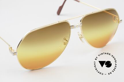 Cartier Vendome Santos - L Triple Gradient Desert Sun, CUSTOMIZED LENSES: you won't find them elsewhere!, Made for Men