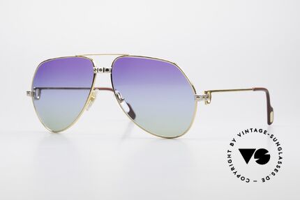 Cartier Vendome Santos - L Customized Purple Polar Lights Details