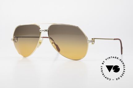 Cartier Vendome Santos - L Double Gradient Desert Storm Details