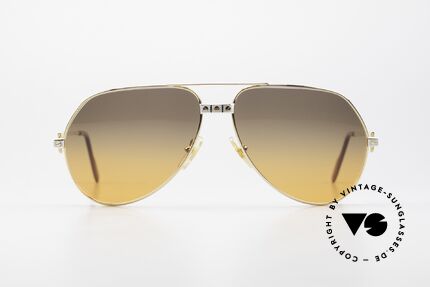 Cartier Vendome Santos - L Double Gradient Desert Storm, mod. "Vendome" was launched in 1983 & made till 1997, Made for Men