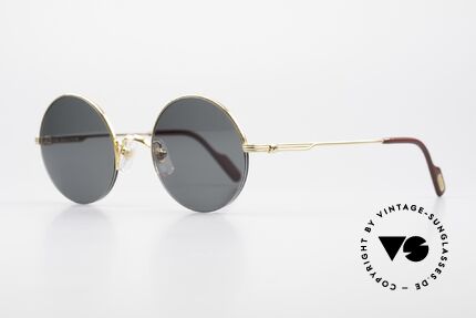 Cartier Mayfair Luxury Round Sunglasses 90's, exclusive design - simply timeless and unisex, Made for Men and Women