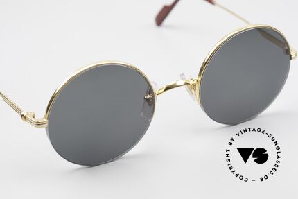 Cartier Mayfair Luxury Round Sunglasses 90's, 2nd hand, but in mint condition with orig. box, Made for Men and Women