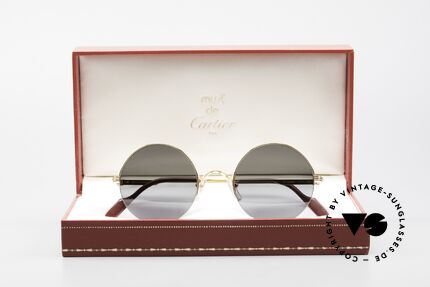 Cartier Mayfair Luxury Round Sunglasses 90's, NO retro shades, but a rare old Cartier original, Made for Men and Women