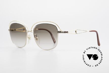 Christian Dior 2461 Ladies 80s Designer Sunglasses, exquisite framework in pretty swinging shape, Made for Women