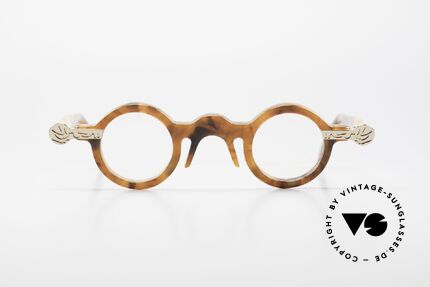 Robert La Roche 657 Round Vintage Glasses 1980's, interesting frame construction: check the photos, Made for Women