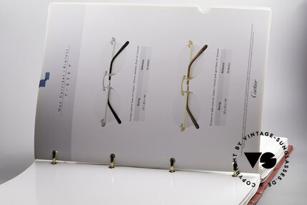 Cartier_ Catalog Cartier Lunettes Eyewear, collector's item (wasn't commercially available), Made for Men and Women