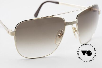 Dunhill 6036 Gold Plated Frame Comfort Fit, unworn (like all our rare old vintage Dunhill sunglasses), Made for Men