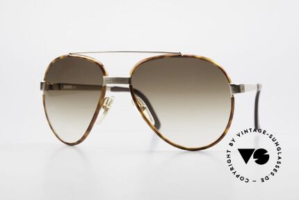 Dunhill 6023 80's Sunglasses Luxury Aviator Details
