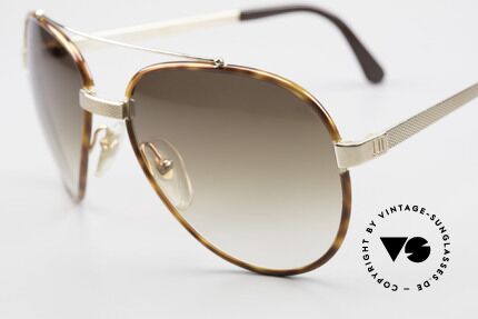 Dunhill 6023 80's Sunglasses Luxury Aviator, simply, a high-class and elegant vintage classic, Made for Men