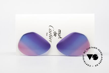 Cartier Vendome Lenses - L Tricolored Sun Lenses Galaxy Details