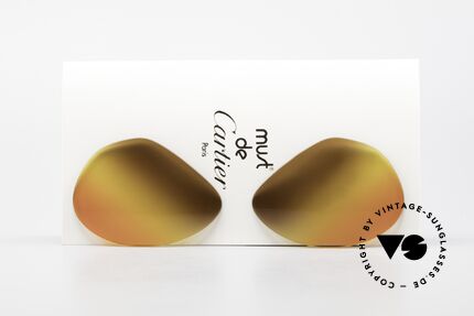 Cartier Vendome Lenses - L Triple Gradient Desert Sun Details