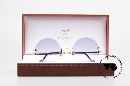 Cartier Madison Round Luxury Sunglasses 90's, Size: small, Made for Men and Women