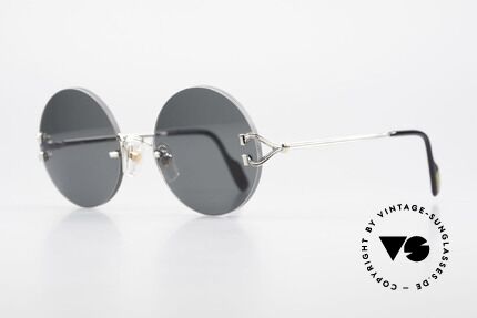 Cartier Madison Small Round Rimless Shades, 2nd hand model, but in mint condition + orig. box, Made for Men and Women