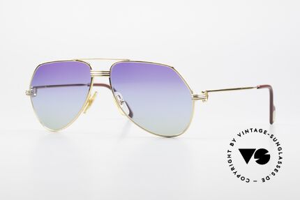 Cartier Vendome LC - S 80's Sunglasses Polar Lights Details