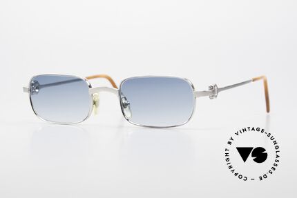 Cartier Dreamer Luxury Frame With Chanel Case, rare CARTIER vintage luxury sunglasses from 1999, Made for Men and Women